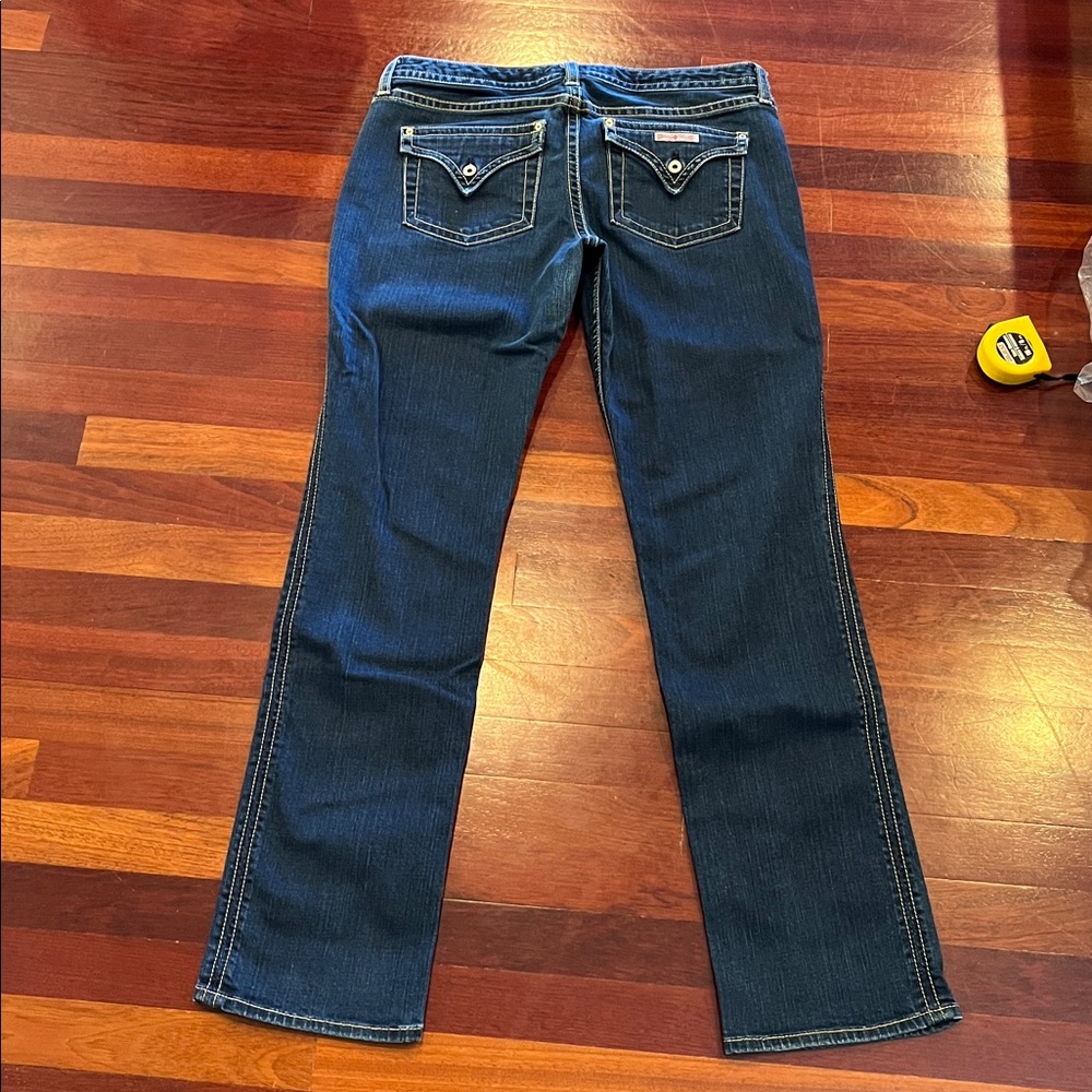 Womens 32 Hudson Straight leg dark blue jeans - Picture 8 of 11